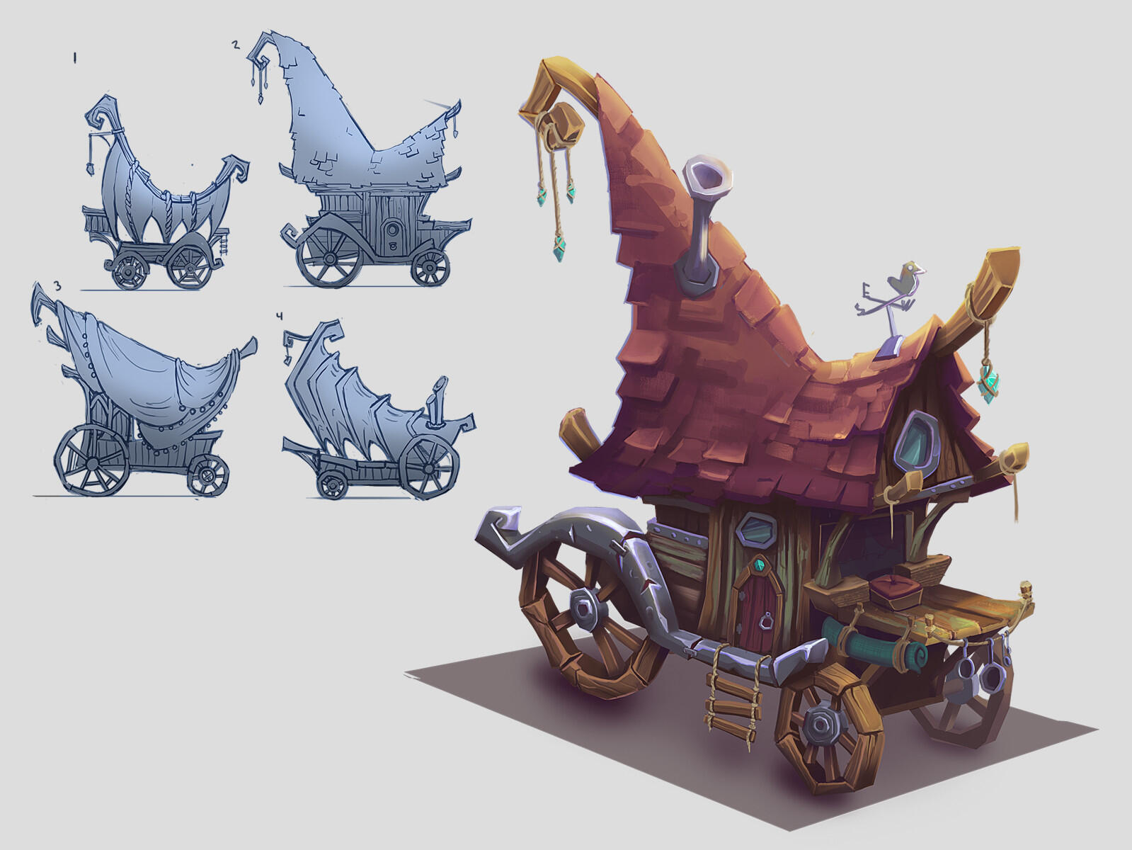 Original concept art by Maeve Broadbin